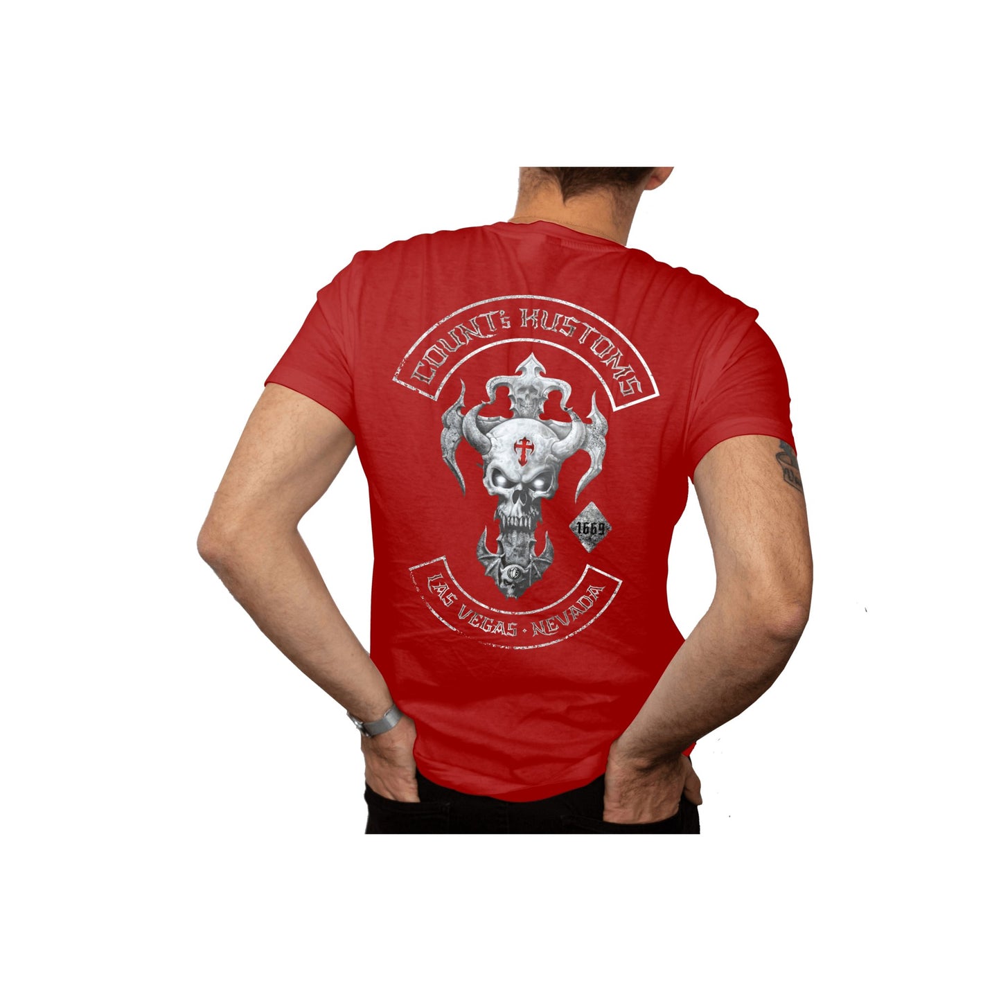 Count's Kustoms SKULL ROCKER KROSS T-Shirt Unisex - Count's Kustoms The Store