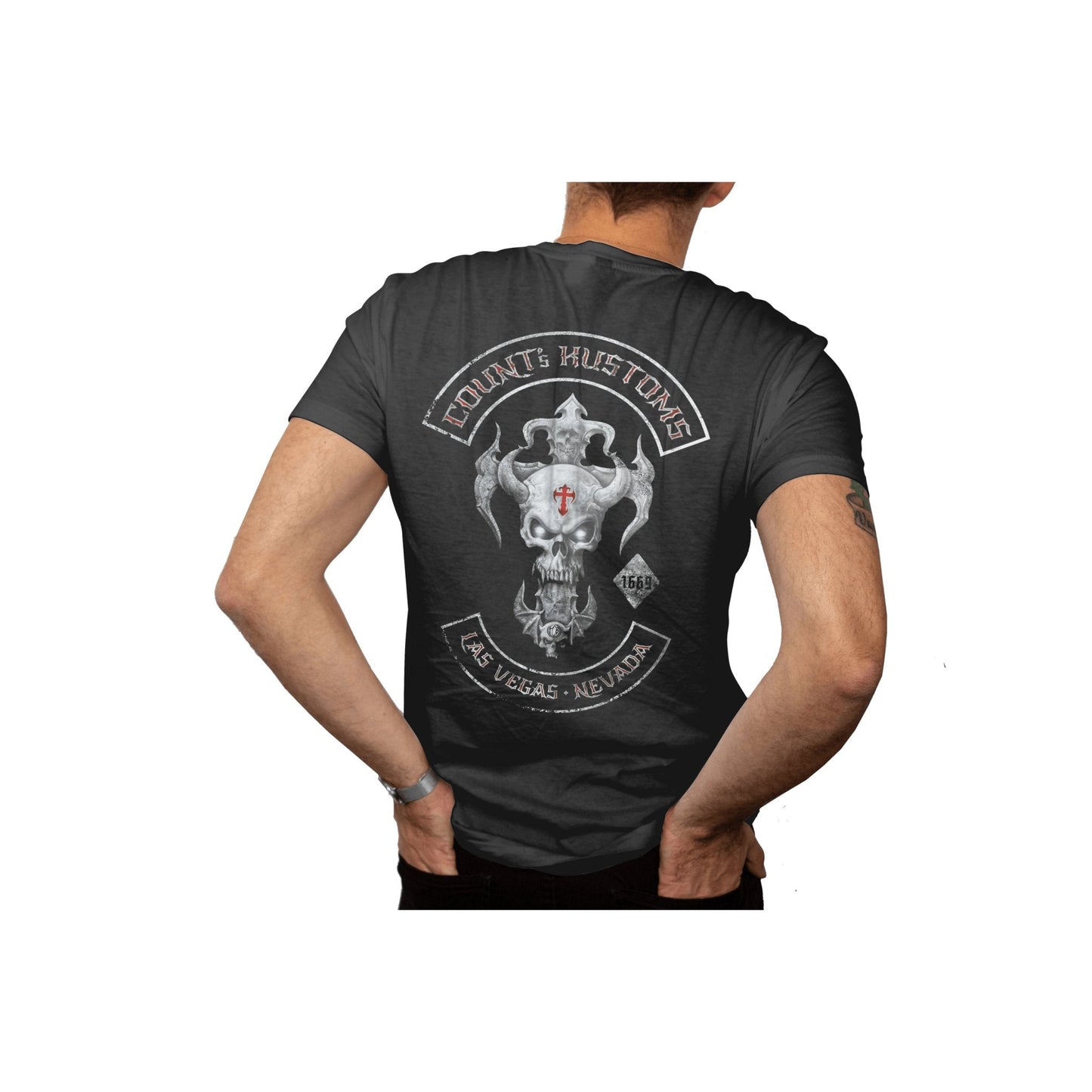 Count's Kustoms SKULL ROCKER KROSS T-Shirt Unisex - Count's Kustoms The Store