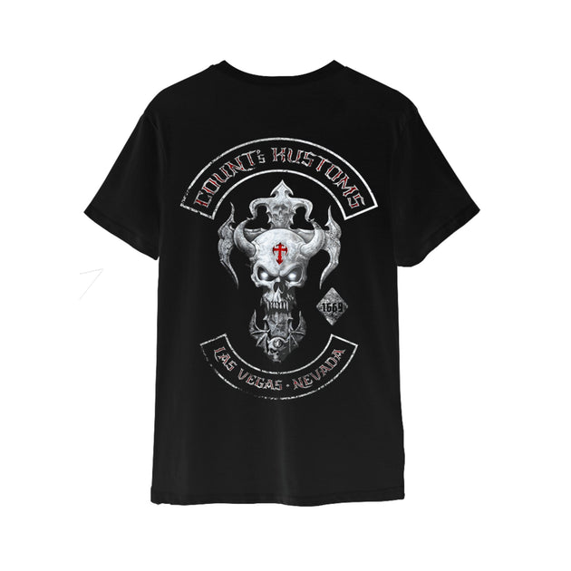 Count's Kustoms Skull Rocker Kross T-shirt Unisex – Count's Kustoms The 