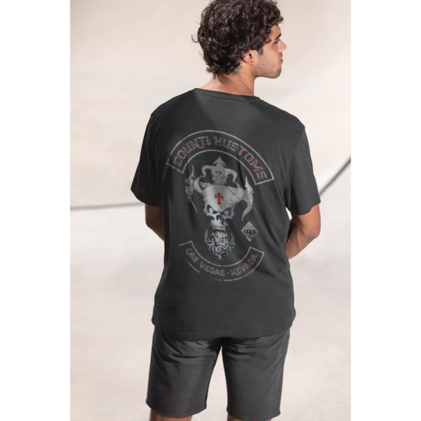 Count's Kustoms SKULL ROCKER KROSS T-Shirt Unisex - Count's Kustoms The Store