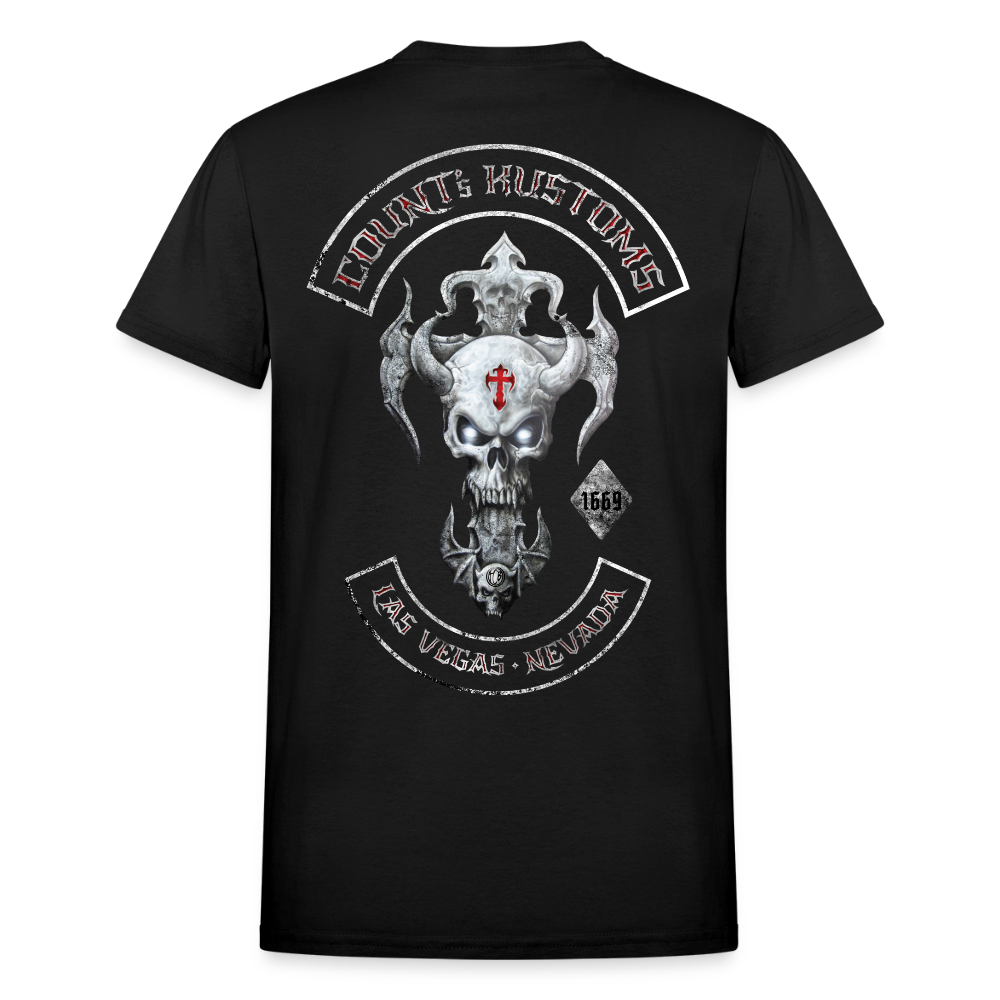 Count's Kustoms SKULL ROCKER KROSS T-Shirt Unisex - black