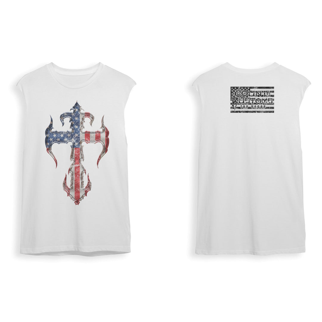 Count's Kustoms PATRIOT Sleeveless T - Shirt - Count's Kustoms The Store