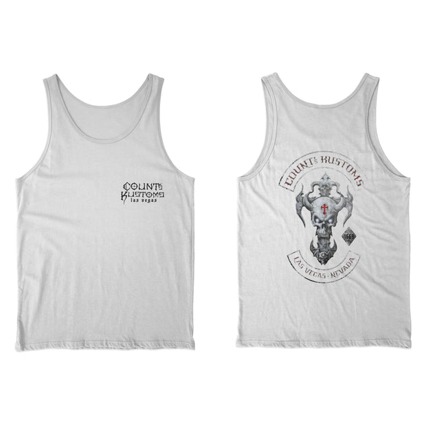 Count's Kustoms SKULL ROCKER KROSS Tank Top Unisex - Count's Kustoms The Store