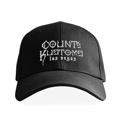 Count's Kustoms Unisex Black Embroidered Logo Flex Fit Curved Bill Hat - Count's Kustoms The Store