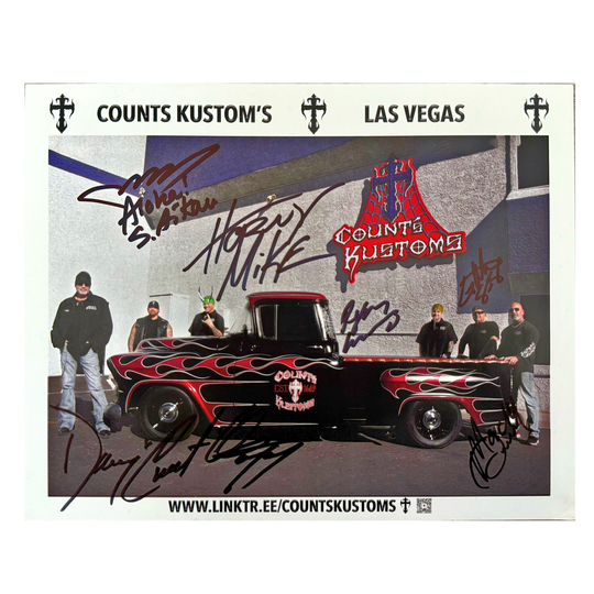 Count's Kustoms Autographed Crew Photo