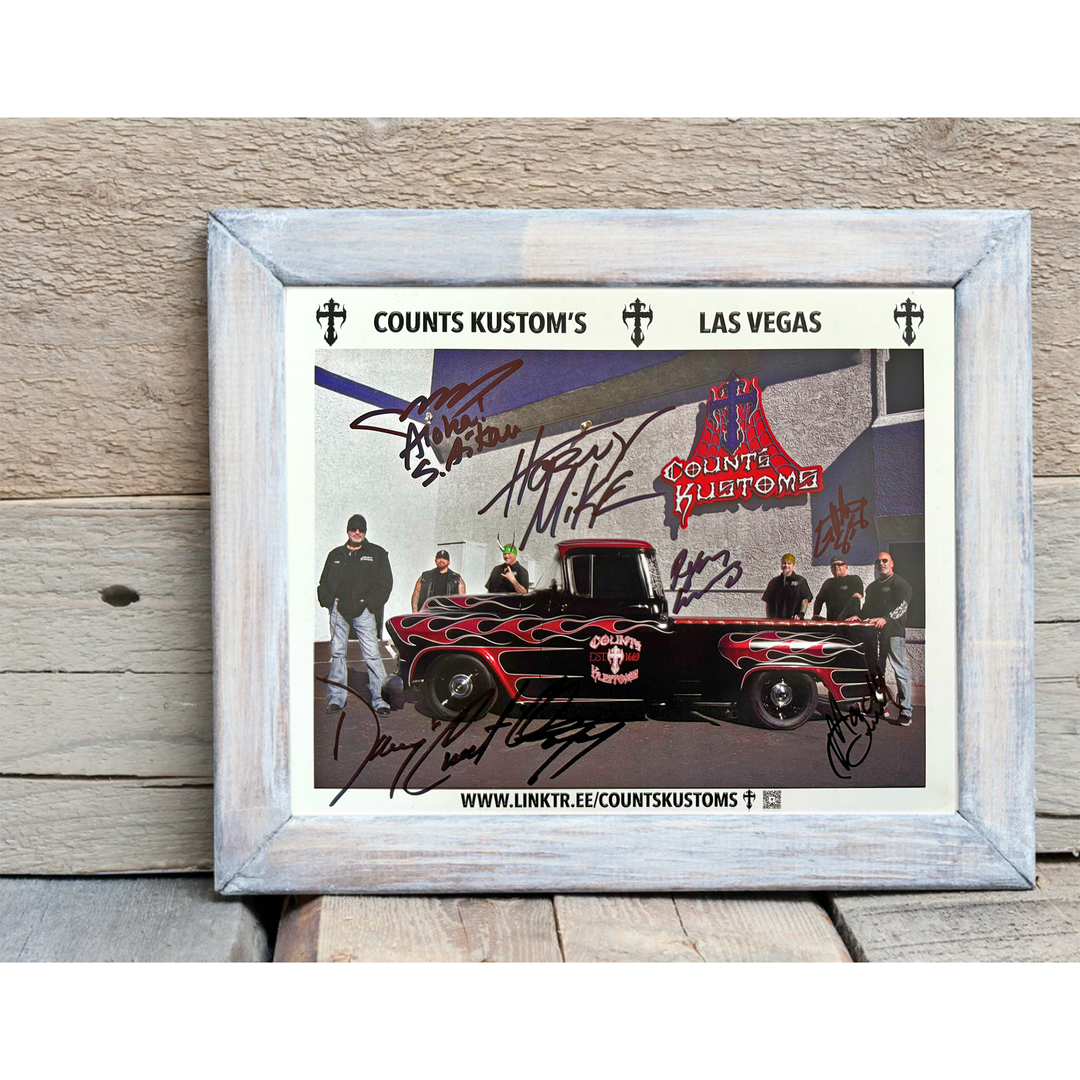 Count's Kustoms Autographed Crew Photo