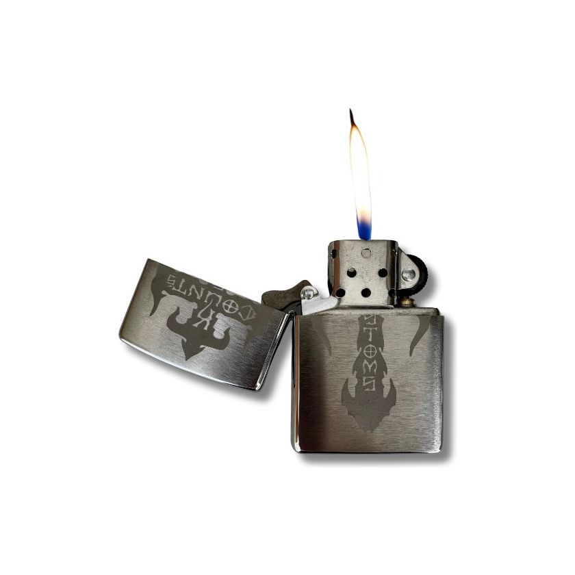 New Count's Kustoms Brushed Chrome Zippo Lighter - Count's Kustoms The Store