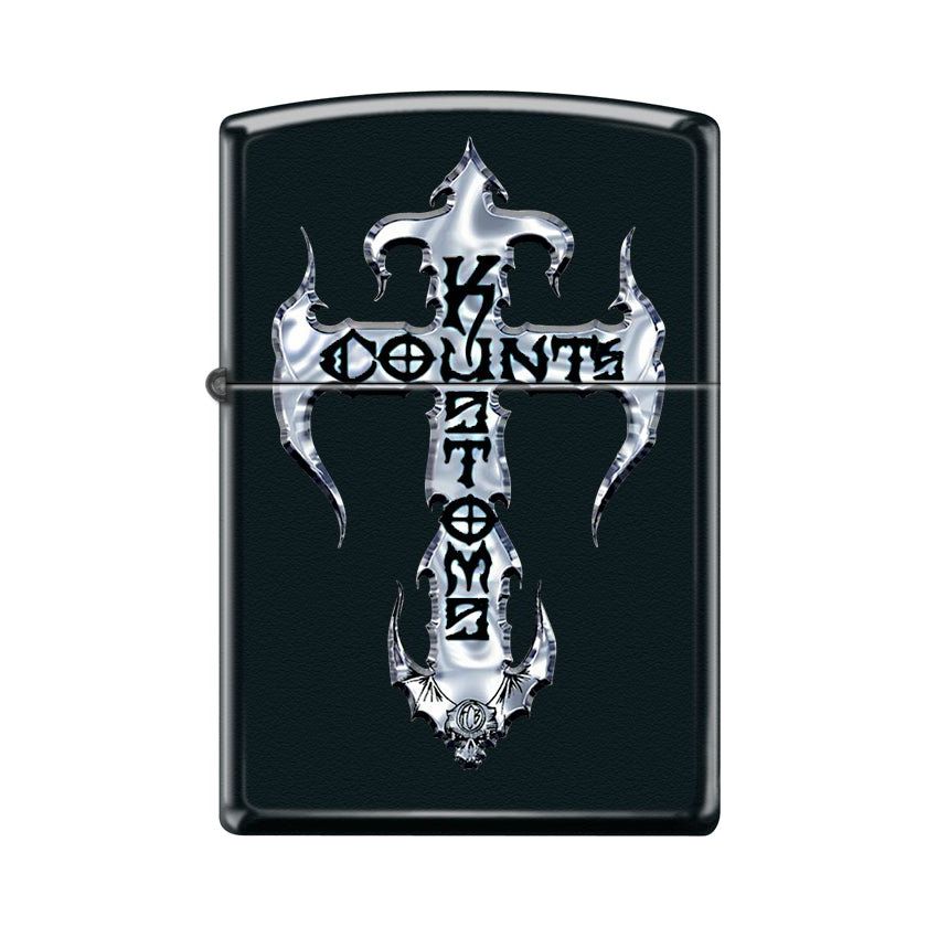 New Count's Kustoms Matte Black Zippo Lighter - Count's Kustoms The Store