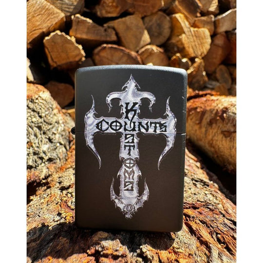 New Count's Kustoms Matte Black Zippo Lighter - Count's Kustoms The Store