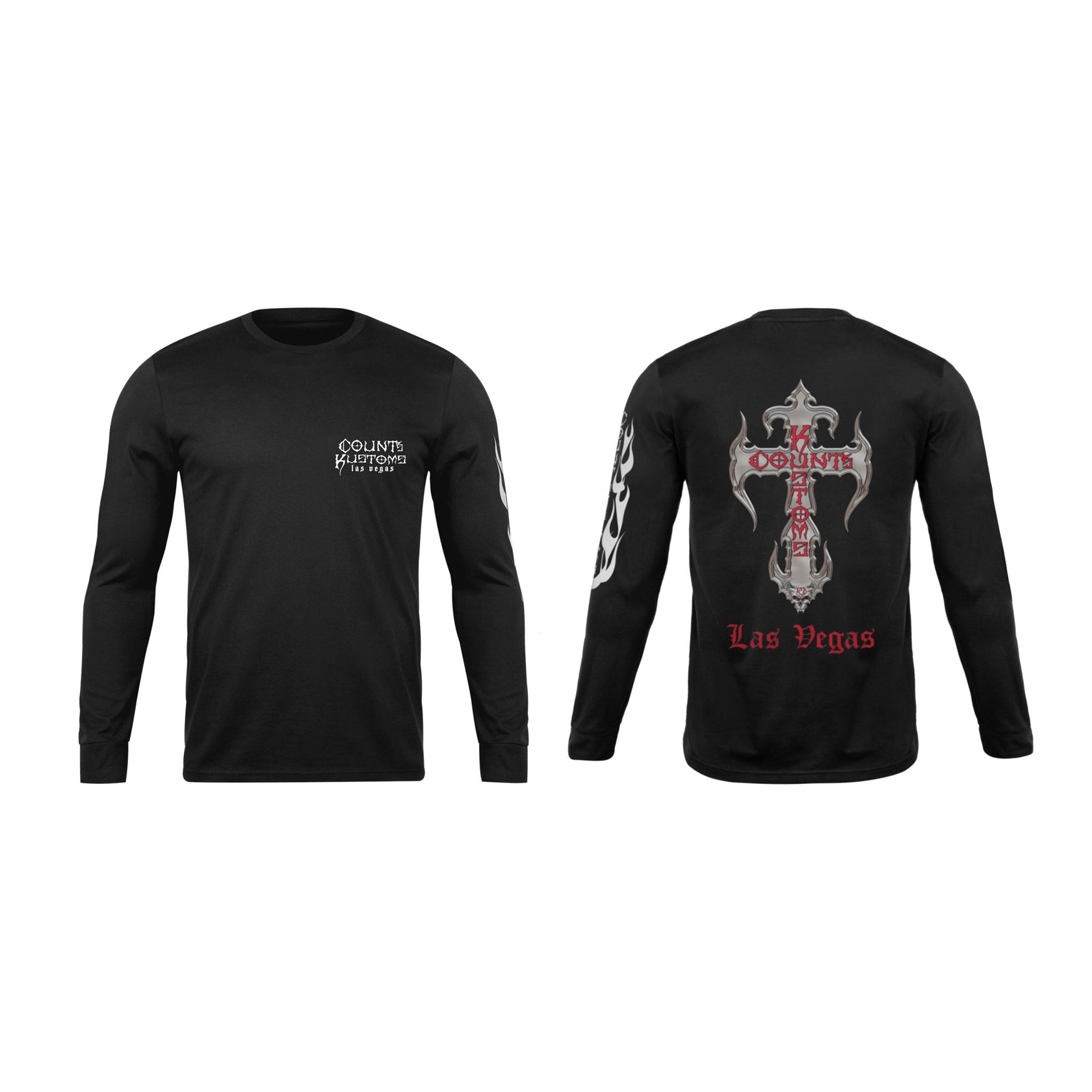 Count's Kustoms 1 ARMED BANDIT Long Sleeve T-Shirt – Count's Kustoms ...