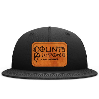 Count's Kustoms Classic LOGO Patch Flat Bill Trucker Hat - Count's Kustoms The Store