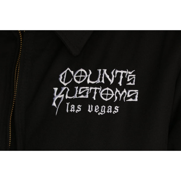 Count's Kustoms Limited Edition Dickies Insulated Eisenhower Shop Jacket Black (Regular & Tall Lengths) - Count's Kustoms The Store