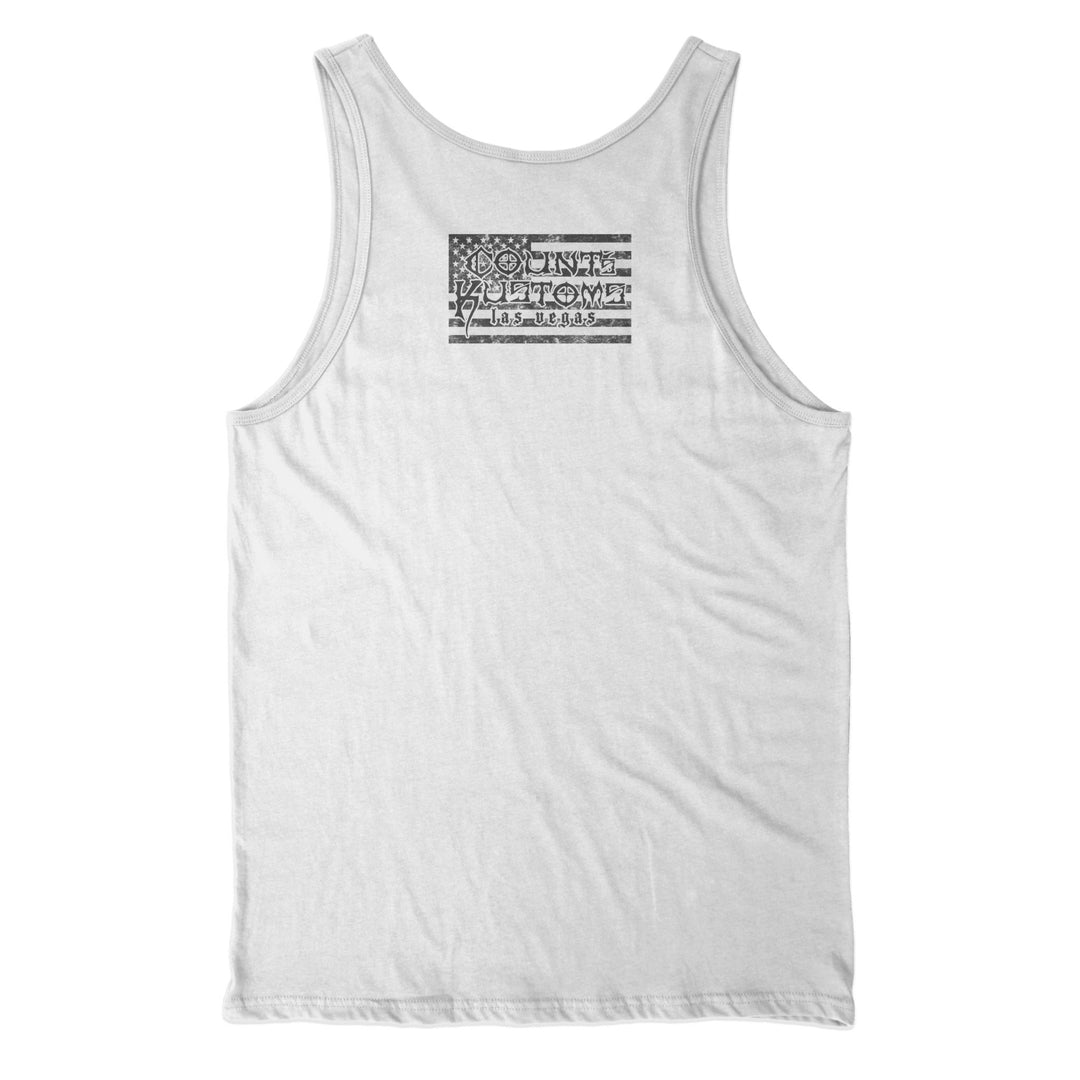 Count's Kustoms PATRIOT Unisex Tank, White – Embrace Freedom with Style - Count's Kustoms The Store