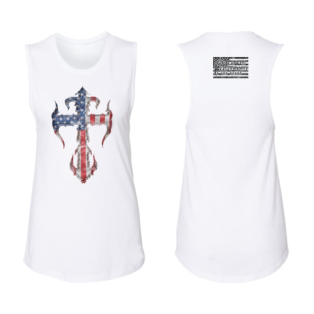 Count's Kustoms PATRIOT Women's Muscle Tank - Count's Kustoms The Store