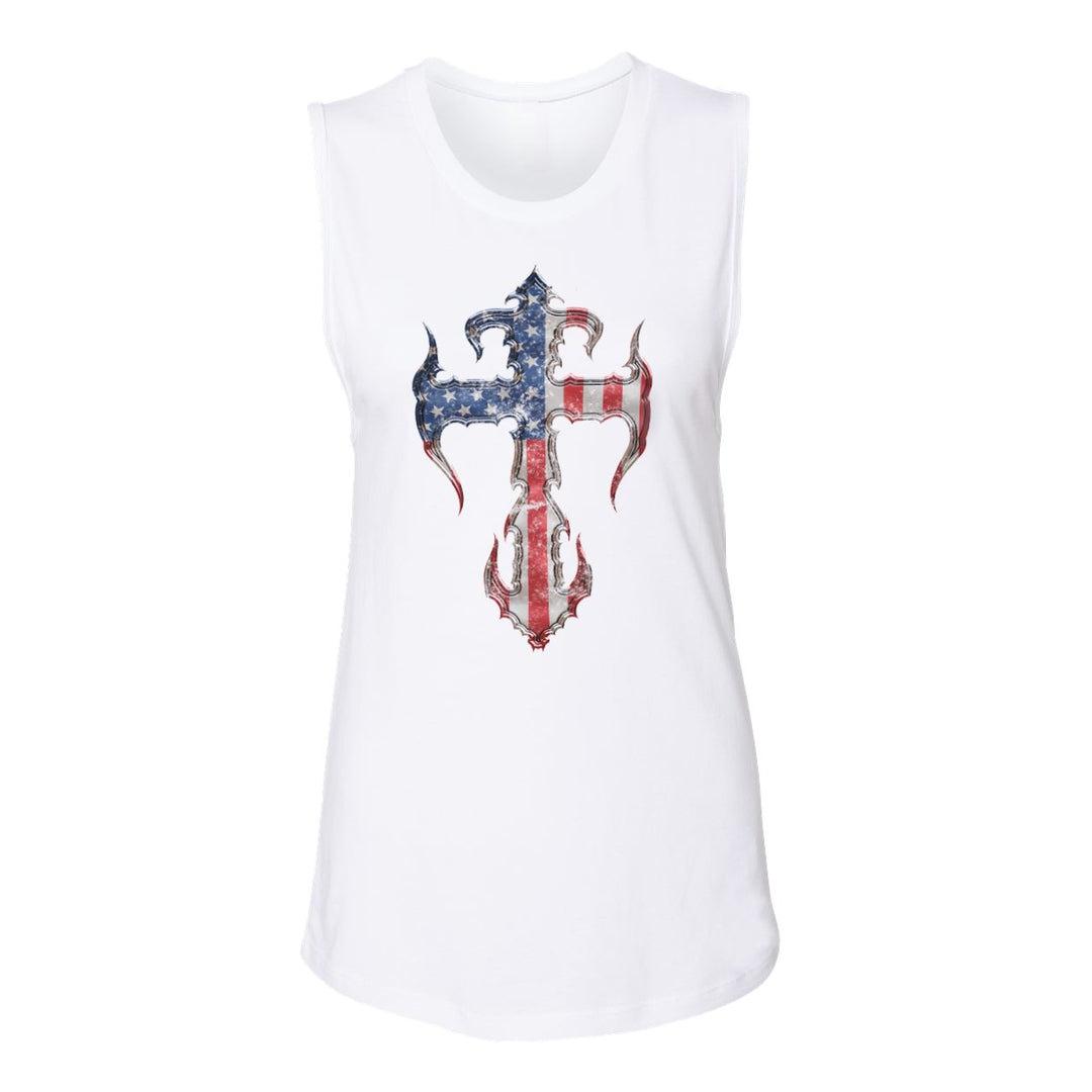 Count's Kustoms PATRIOT Women's Muscle Tank - Count's Kustoms The Store