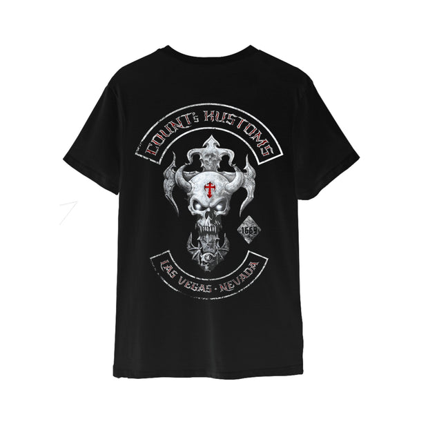 Count's Kustoms SKULL ROCKER KROSS T-Shirt Unisex - Count's Kustoms The Store