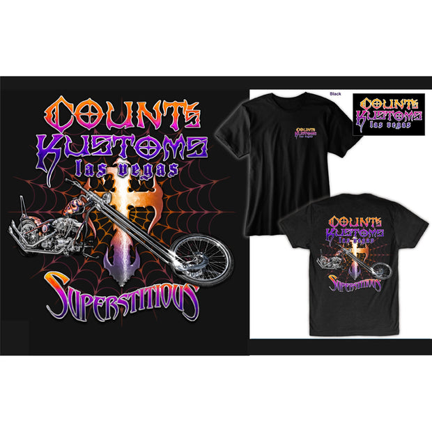 Count's Kustoms SUPERSTITIOUS T-Shirt - Count's Kustoms The Store
