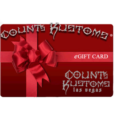 DIGITAL GIFT CARDS Starting at $30 and up - Count's Kustoms The Store